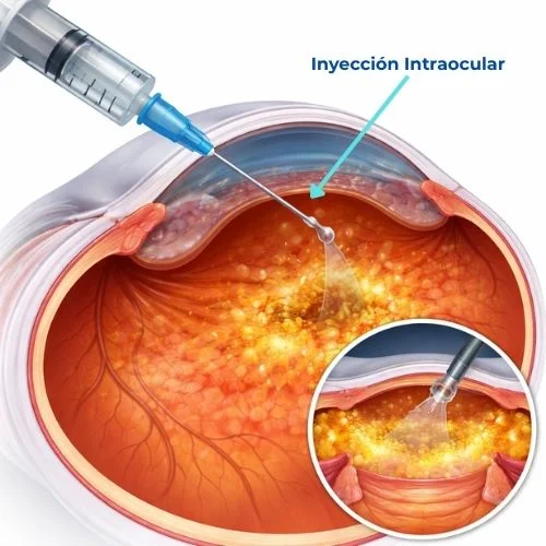 inyección intraocular edema macular 1a