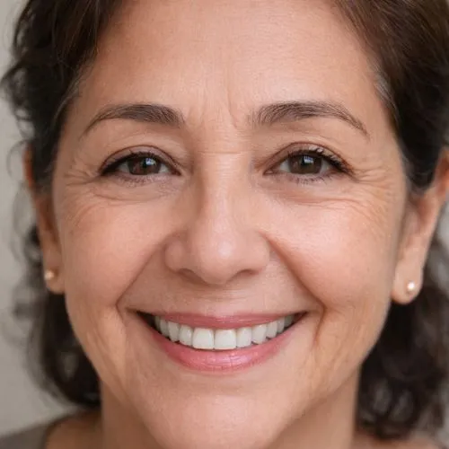 oculoplastia mujer adulta feliz