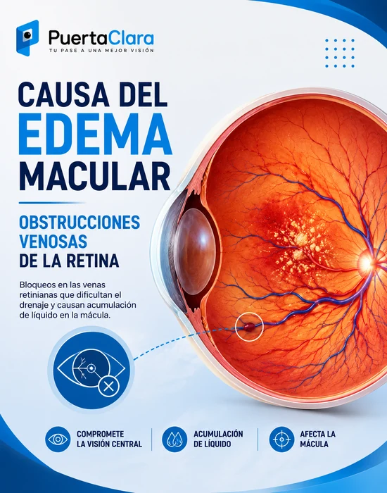 causa edema macular pc