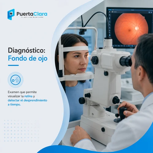 diagnostico desprendimiento retina pc