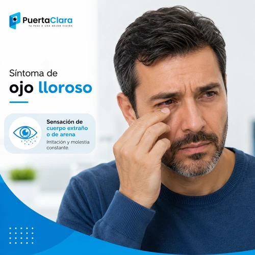 sintoma ojo lloroso pc