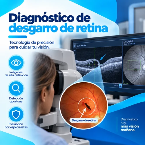 diagnostico desgarro de retina pc