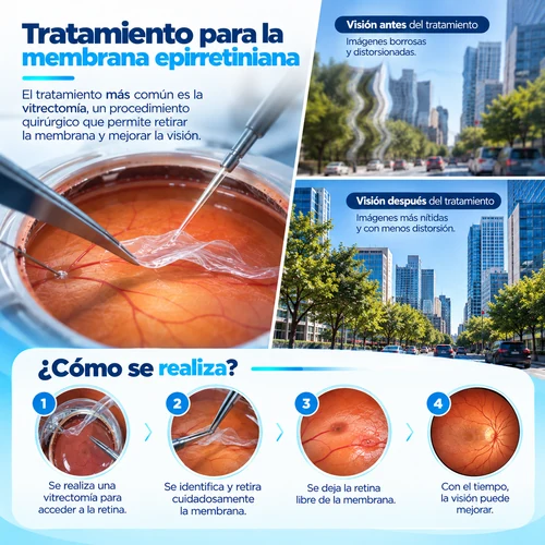 tratamiento de la membrana epirretiniana